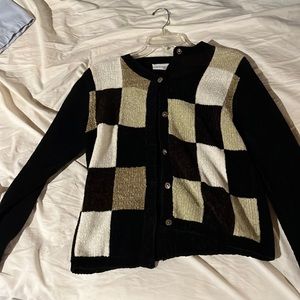 Checker sweater